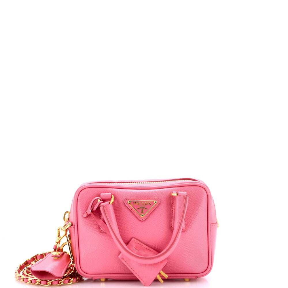 Prada Bauletto Bag Saffiano Leather #257861P99B